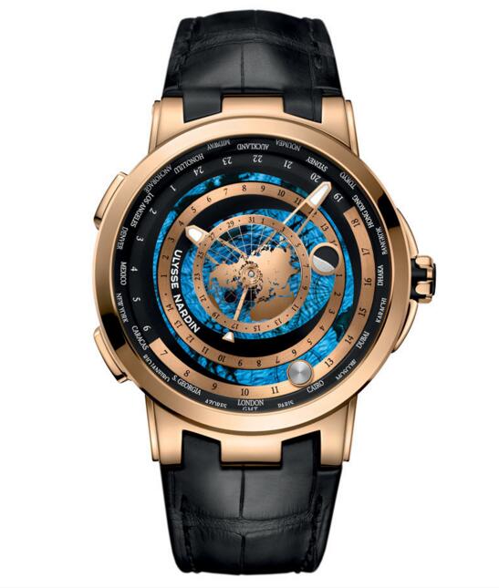 Luxury Replica Ulysse Nardin Executive Moonstruck Worldtimer 1062-113/01 2018 watch